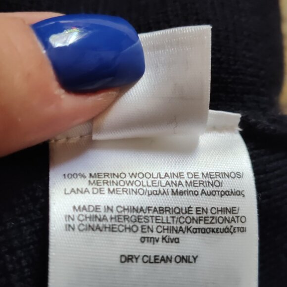 Brooks Brothers Woven Navy A-line Wool Skirt Sz M - Picture 4 of 11